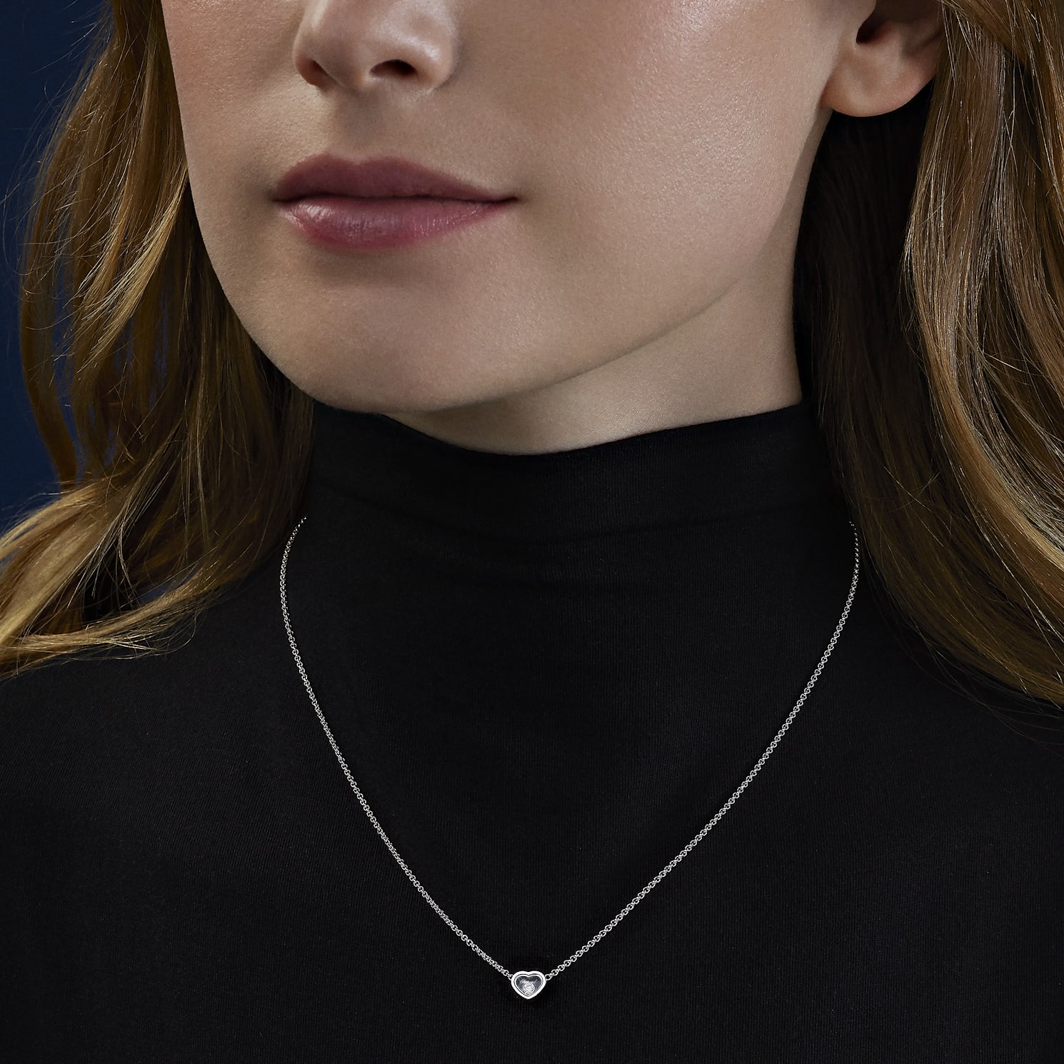 Chopard  necklace My Happy Hearts 81A086-1001 3/4 view