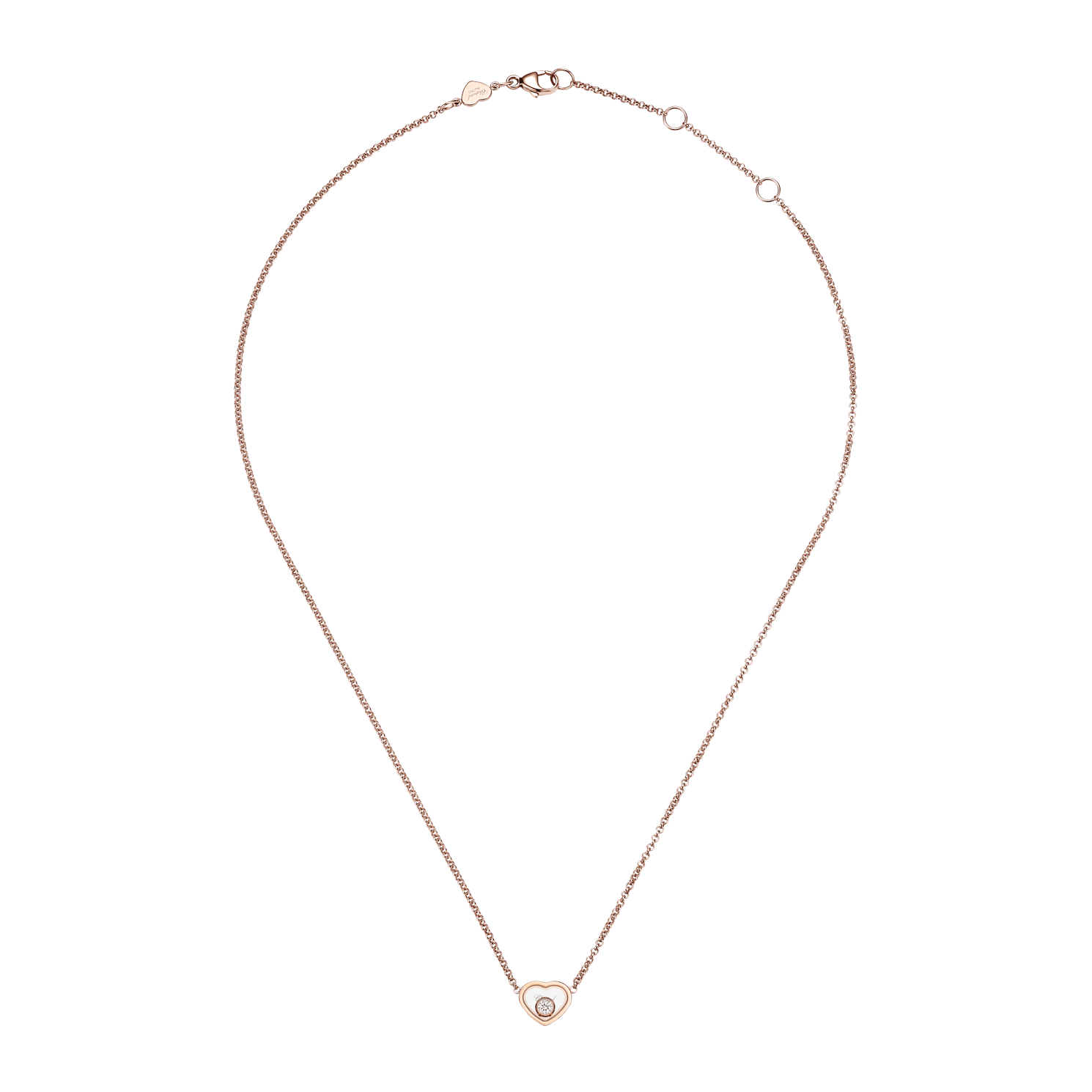 Chopard  necklace My Happy Hearts 81A086-5001 side view