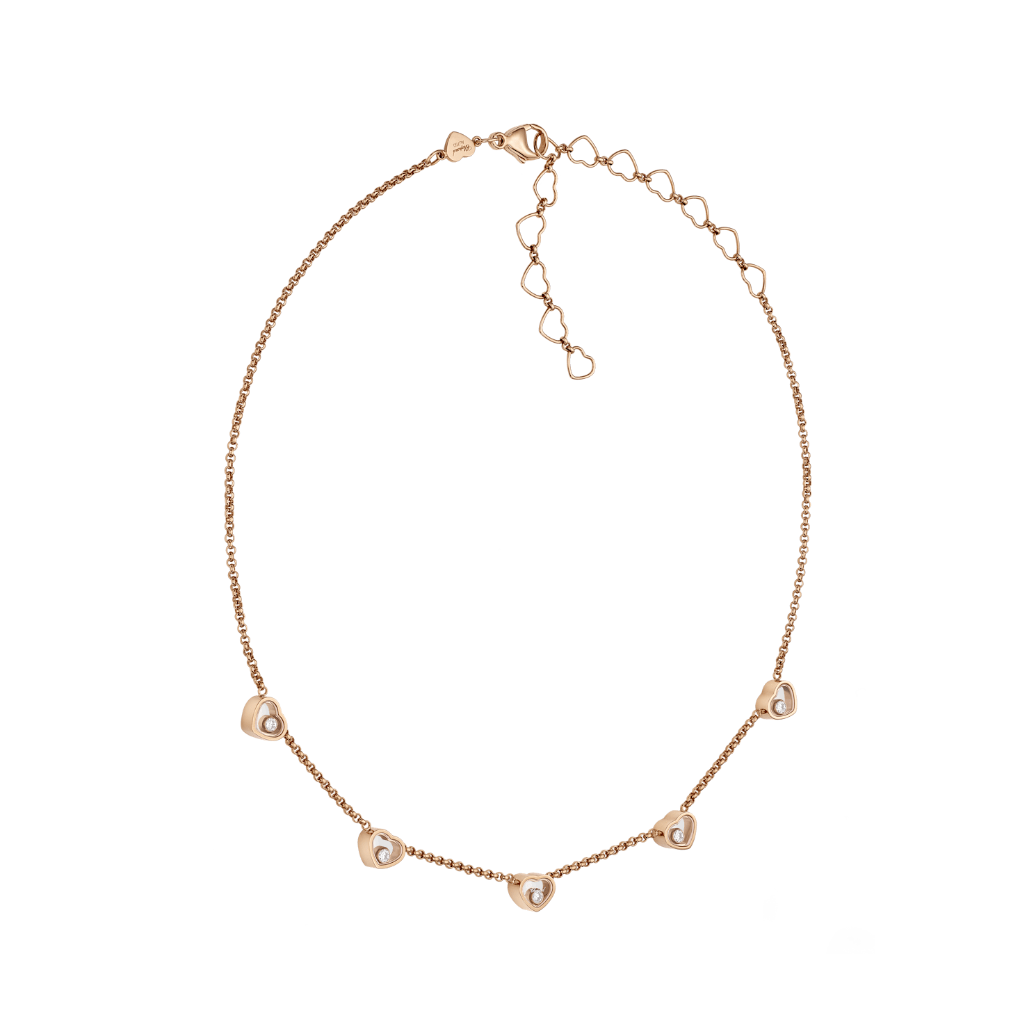 Chopard Diamond 项链 My Happy Hearts 81A088-5501 front view