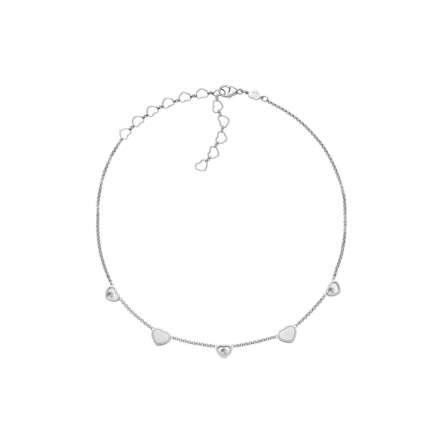 Chopard  necklace My Happy Hearts 81A089-1401 side view