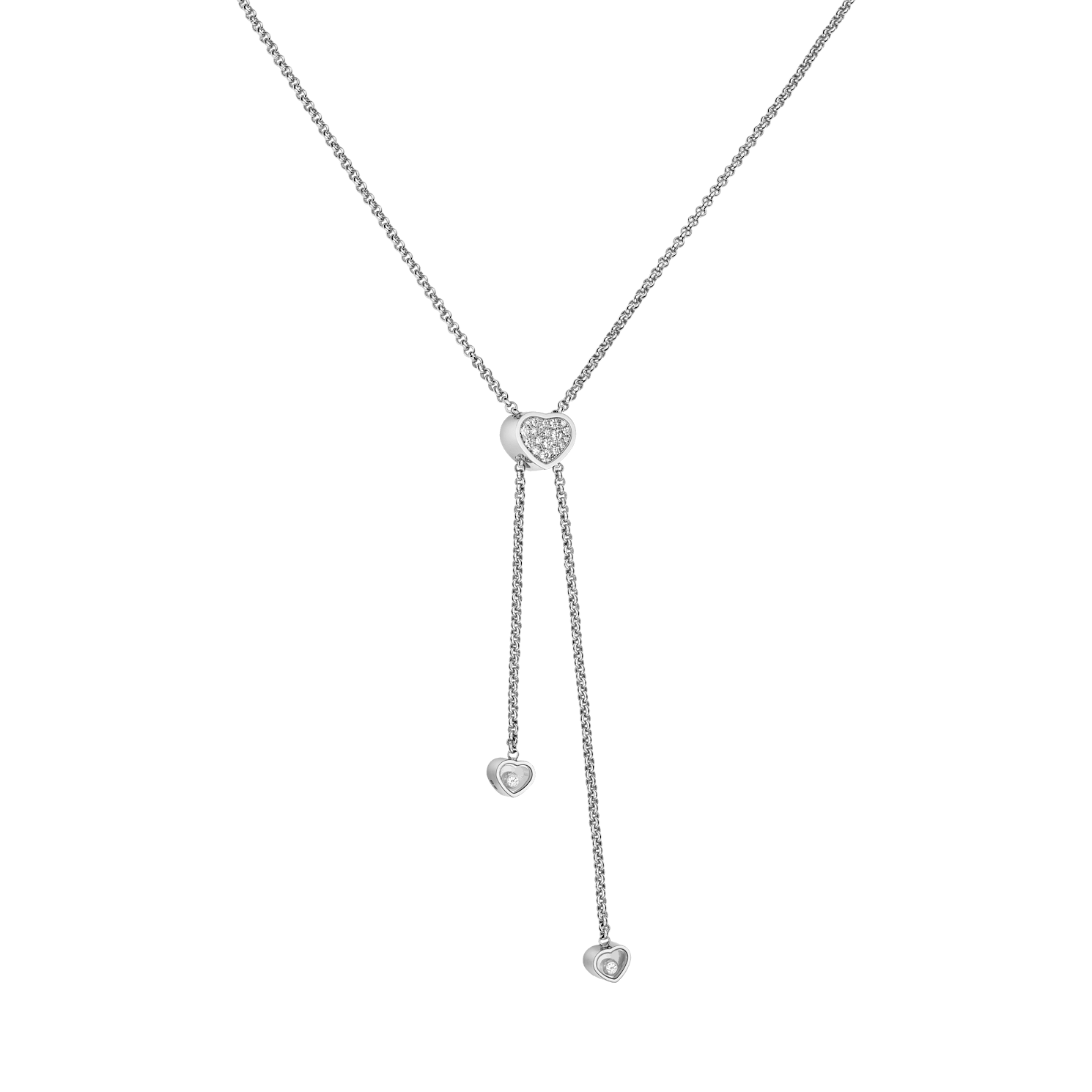 Chopard - Necklace HAPPY HEARTS 81A148-1901  3/4 view