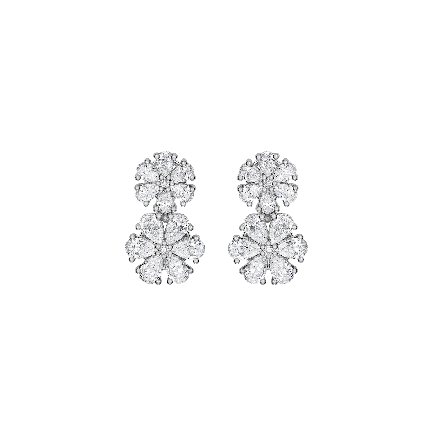 Chopard Diamond earrings L'Heure du Diamant 83A065-1101 side view