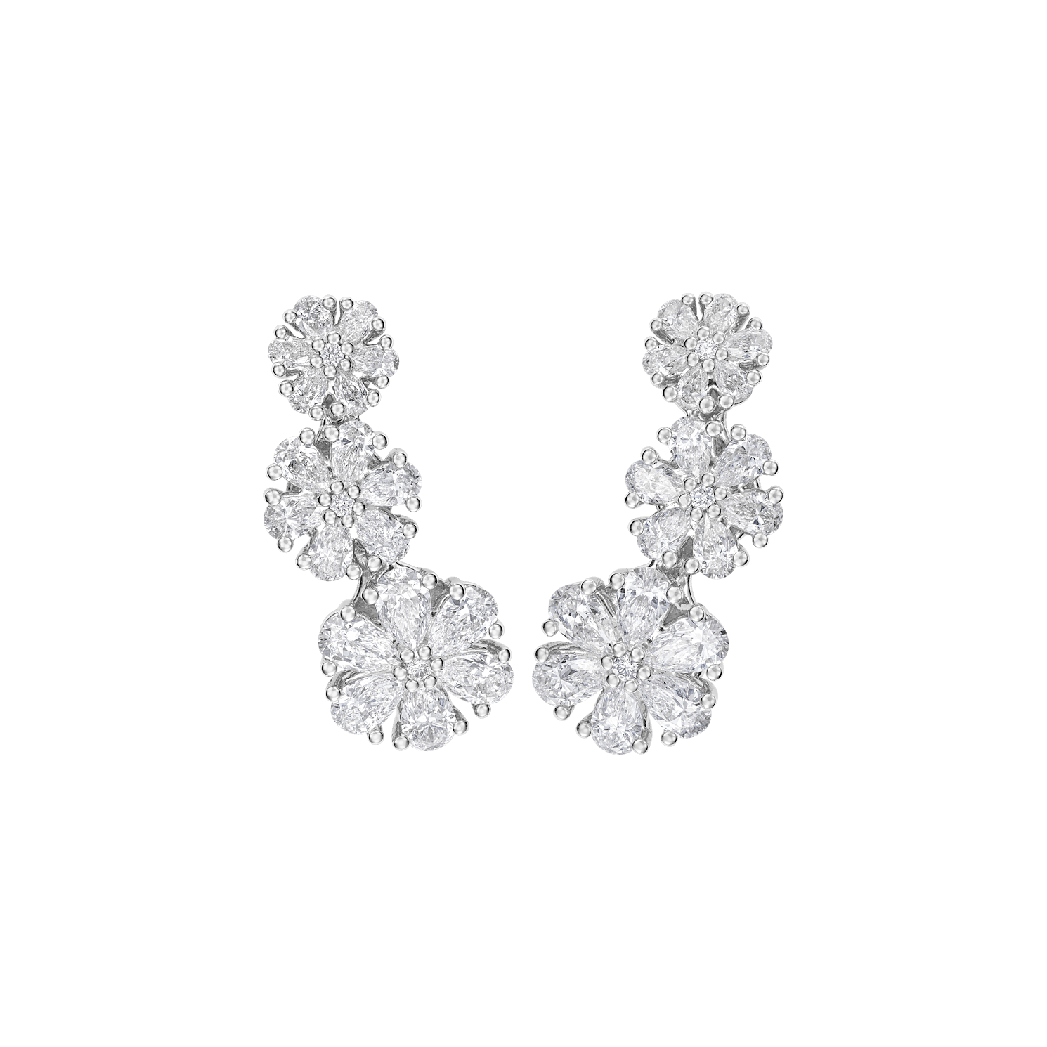 Chopard Diamond 耳环 L'Heure du Diamant 83A065-1201 side view