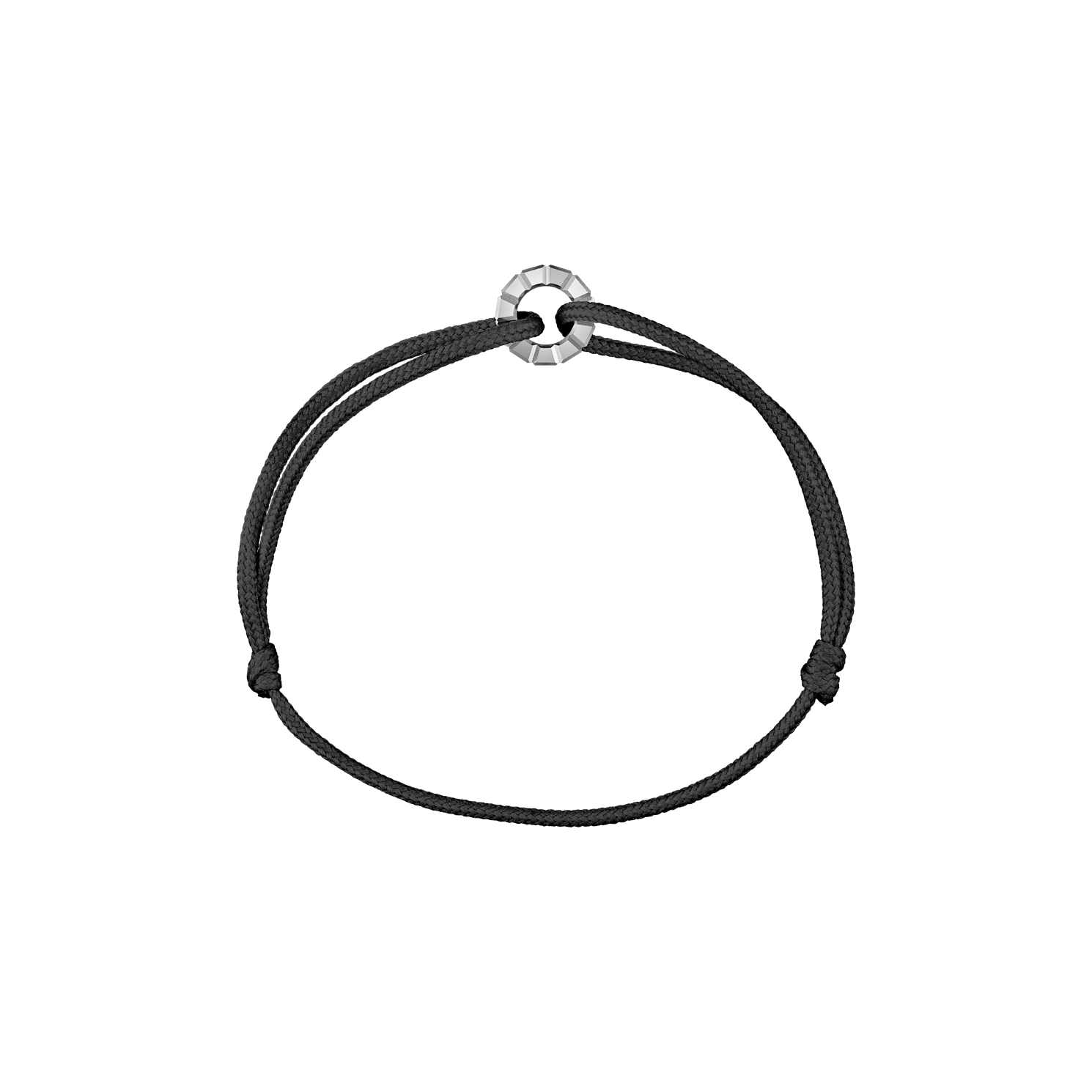 Chopard - Bracelet Ice Cube Black HyCeram&reg; Bracelet 857005-9002   Vue arri&egrave;re &agrave; plat ouverte