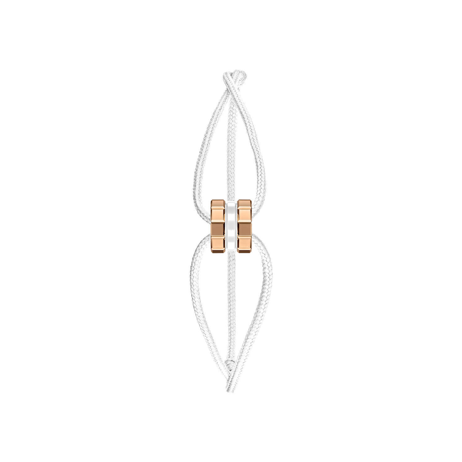 Chopard - Bracelet Ice Cube White HyCeram&reg; Bracelet 857005-9004      Vue lat&eacute;rale