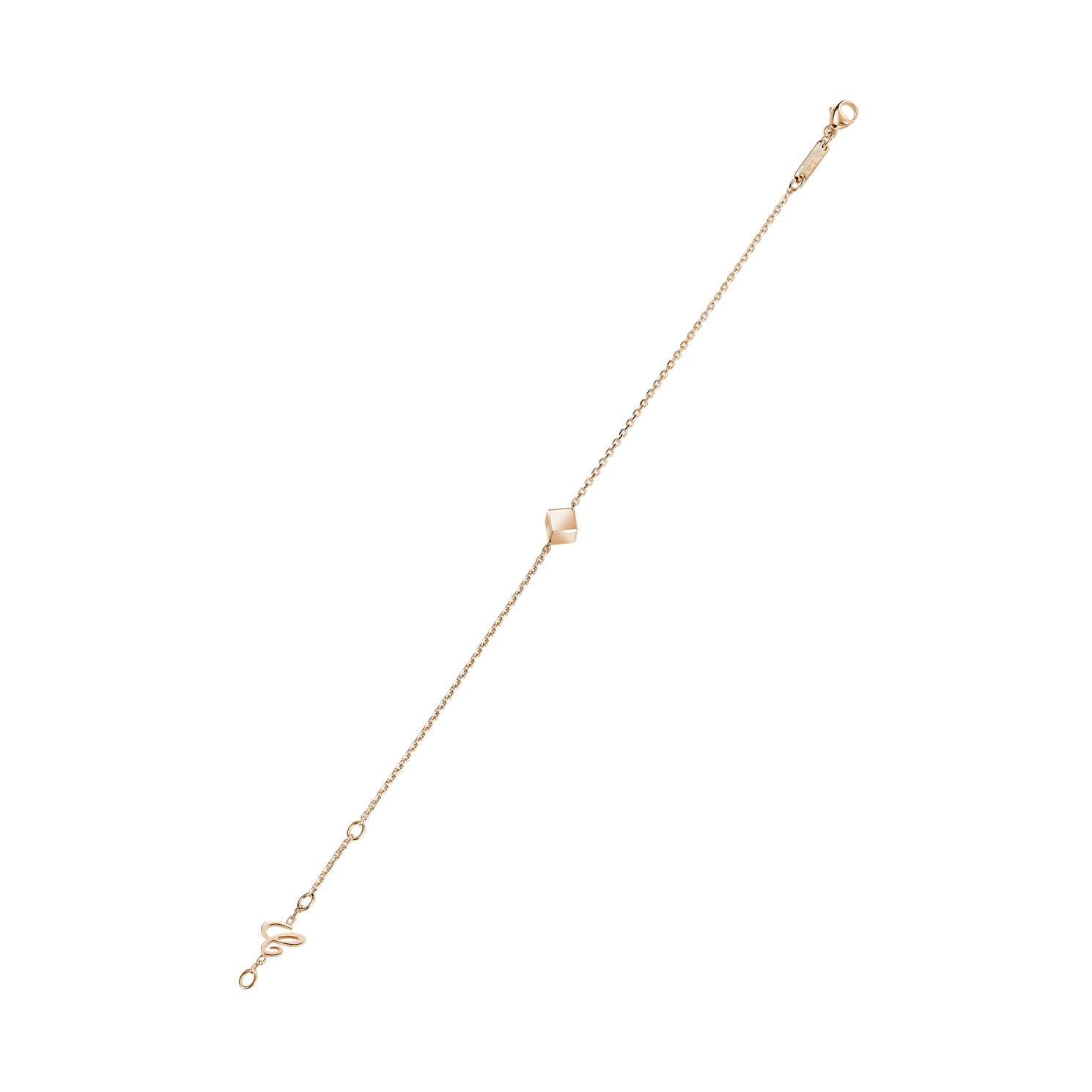 Chopard - Bracelet Ice Cube Be Cube 85A661-5001   Vue arri&egrave;re &agrave; plat ouverte