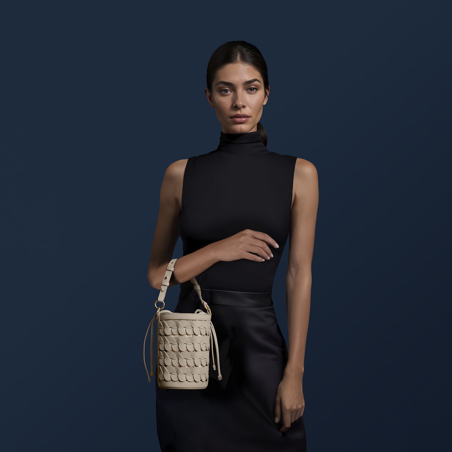 Bolso Micro Bucket Happy Hearts