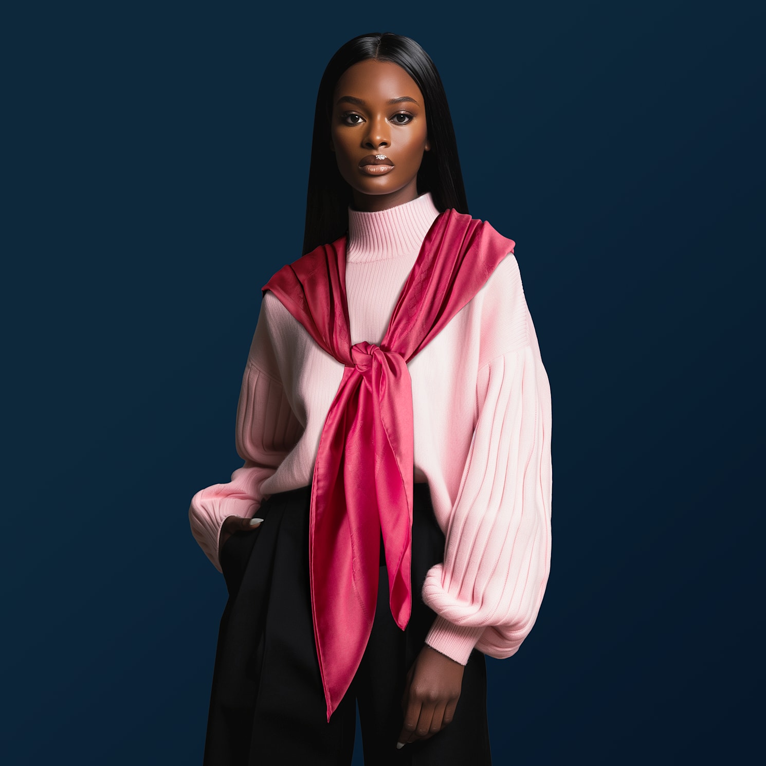 Ice Cube shawl