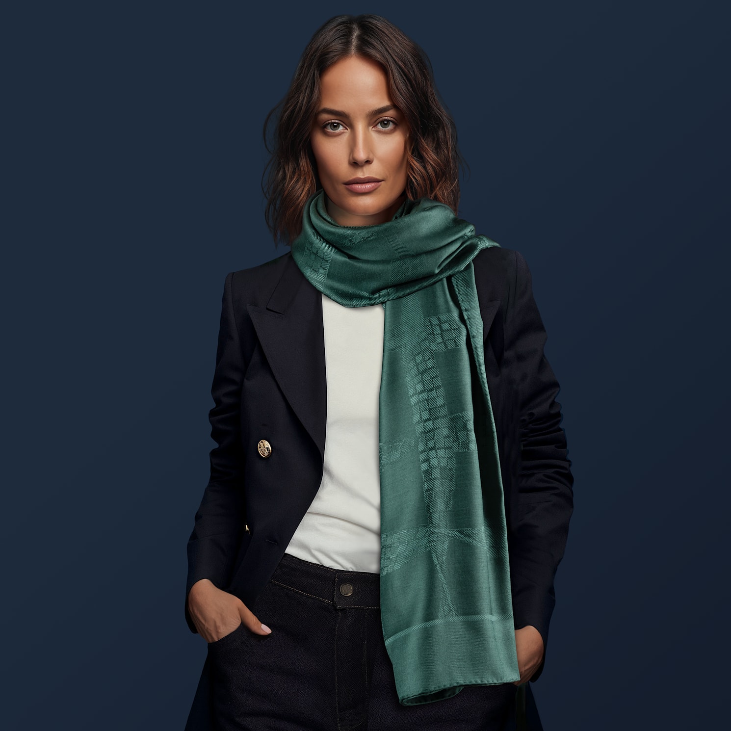 Ice Cube shawl