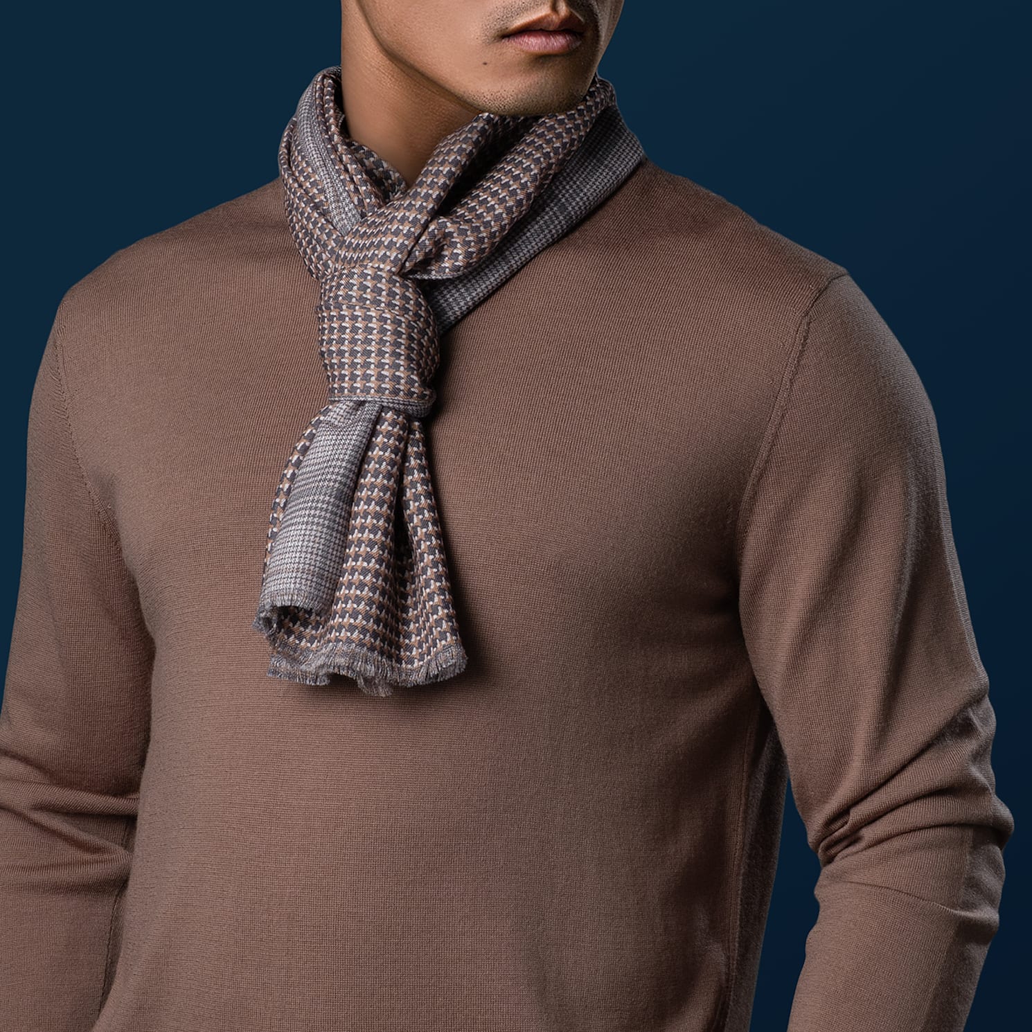 Houndstooth Classic scarf