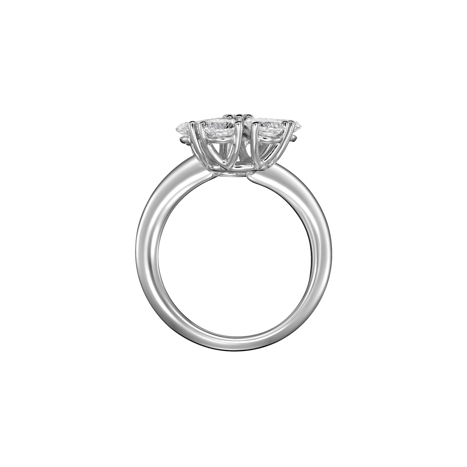 Chopard Diamond ring L'Heure du Diamant @82A065-1000 side view