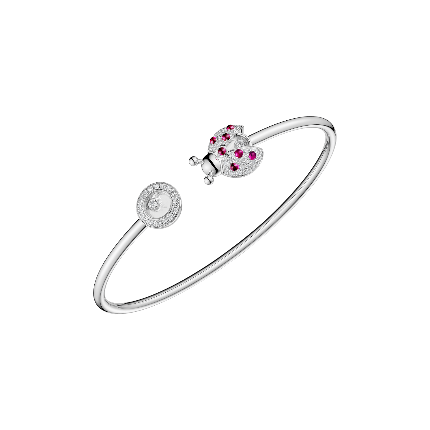 Chopard Diamond Bracelet Happy Diamonds Ladybird @85A186-1200 front view