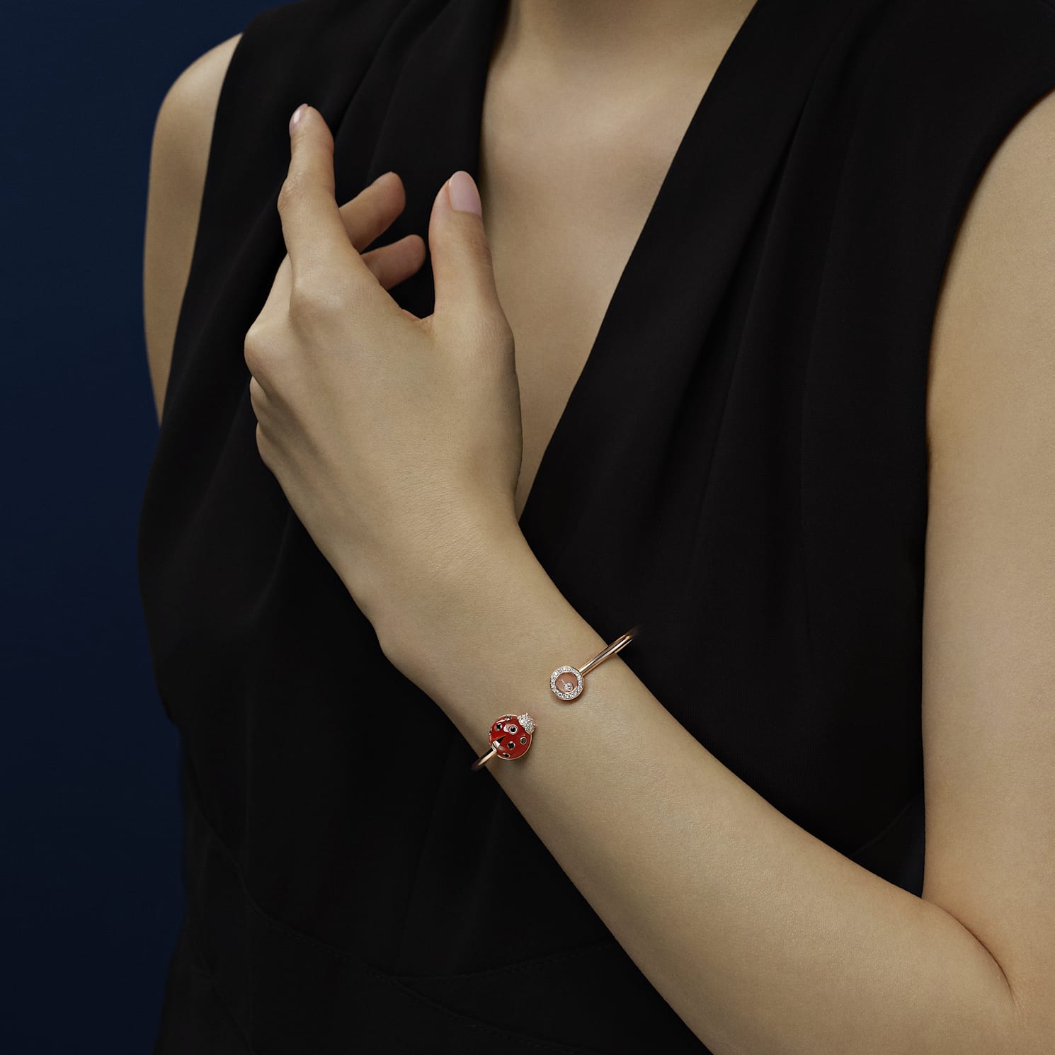 Chopard Diamond Bracelet Happy Diamonds Ladybird @85A686-5200