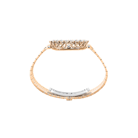 Ingrandisci {0}Chopard L'Heure du Diamant Donna - Orologio con diamanti   Vista laterale