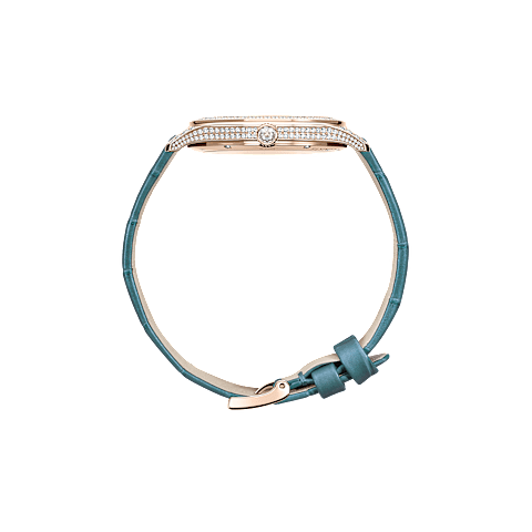 Ampliar {0}Chopard L.U.C Mujer - Reloj de diamantes   Vista lateral