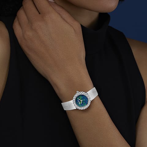 تكبير {0}Chopard لور دو ديامون للنساء - ساعة ألماس      عرض عند الارتداء