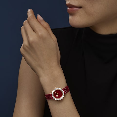 تكبير {0}Chopard لور دو ديامون للنساء - ساعة ألماس      عرض عند الارتداء