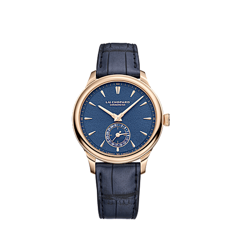 تكبير {0}Chopard إل.يو.سي للرجال - ساعة       عرض أمامي مع سوار قابل للتبديل