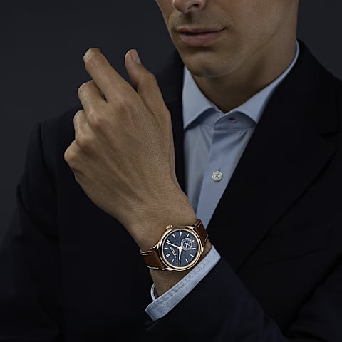 تكبير {0}Chopard إل.يو.سي للرجال - ساعة      عرض عند الارتداء