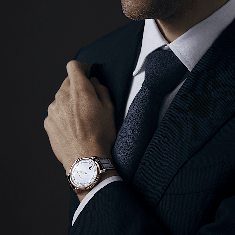Enlarge {0}Chopard L.U.C Men  Watch      worn view