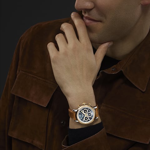 Enlarge {0}Chopard Mille Miglia Unisex Chronograph Watch      worn view