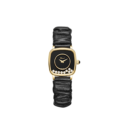 放大 {0}Chopard Happy Diamonds系列 女士 钻石 腕表       正面视图，配可更换表带