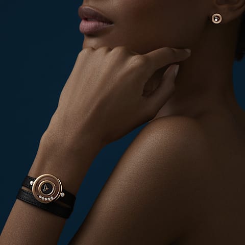 放大 {0}Chopard Happy Diamonds系列 女士 腕表      佩戴视图