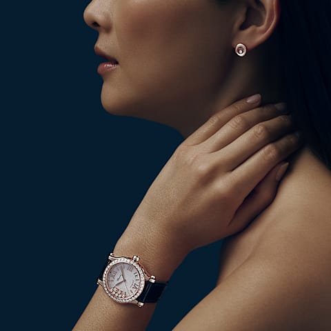 Enlarge {0}Chopard Happy Sport Women  Watch      worn view