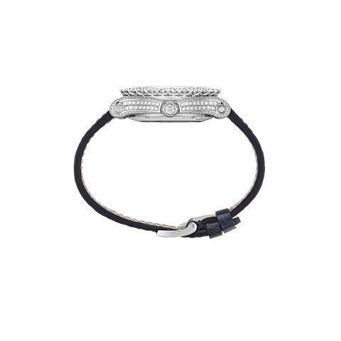 放大 {0}Chopard Happy Sport腕表 女士 钻石 腕表   侧面视图