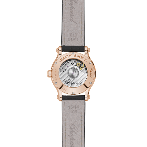 Vergr&ouml;&szlig;ern {0}Chopard Happy Sport Damen Uhr  R&uuml;ckansicht