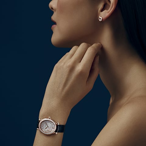 Ampliar {0}Chopard Happy Sport Mujer - Reloj de diamantes      vista llevada