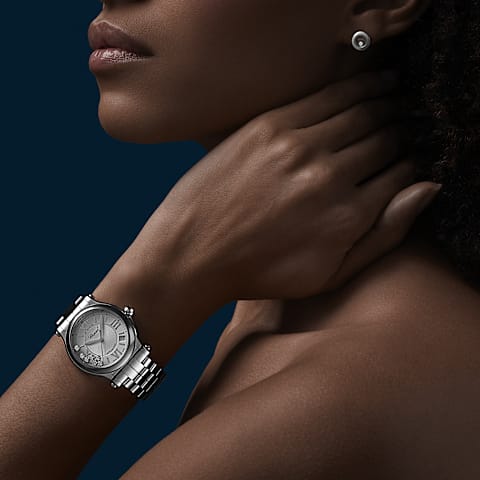 Enlarge {0}Chopard Happy Sport Women  Watch      worn view