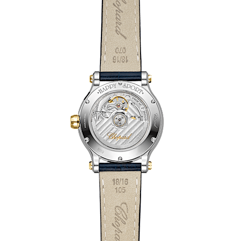 放大Chopard Happy Sport腕表 女士 钻石 腕表  背面视图