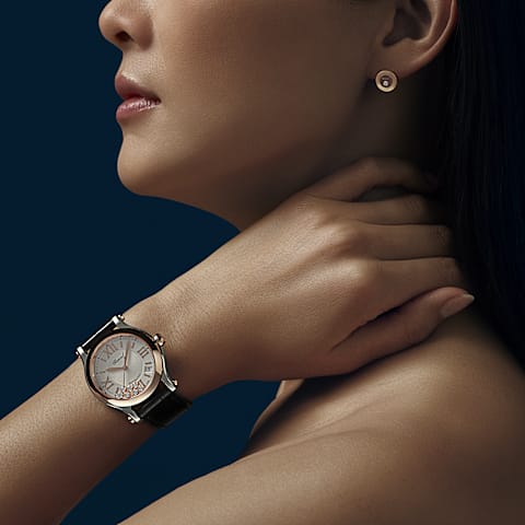 Agrandir {0}Chopard Happy Sport Femme - Montre      vue port&eacute;e