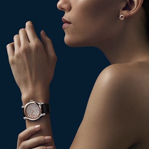 Agrandir {0}Chopard Happy Sport Femme - Montre      vue port&eacute;e