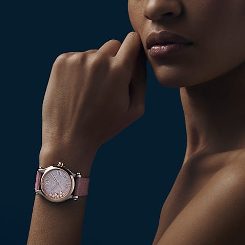 Enlarge {0}Chopard Happy Sport Women  Watch      worn view
