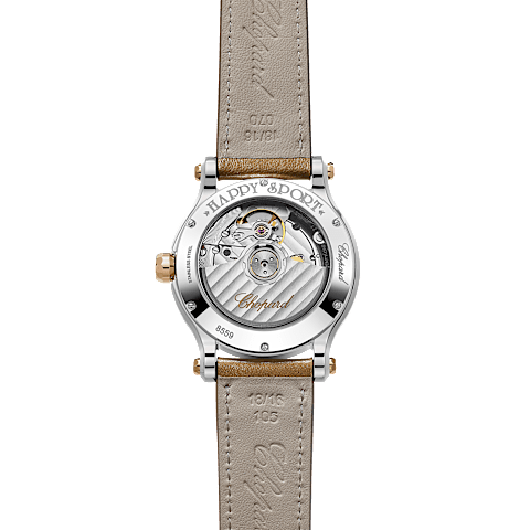 放大Chopard Happy Sport腕表 女士 钻石 腕表  背面视图