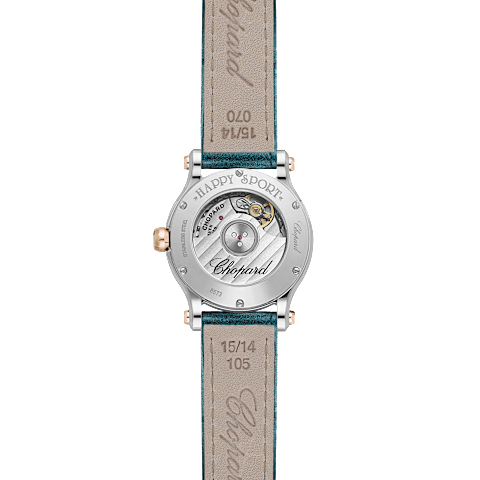 Agrandir {0}Chopard Happy Sport Femme - Montre  Vue arri&egrave;re