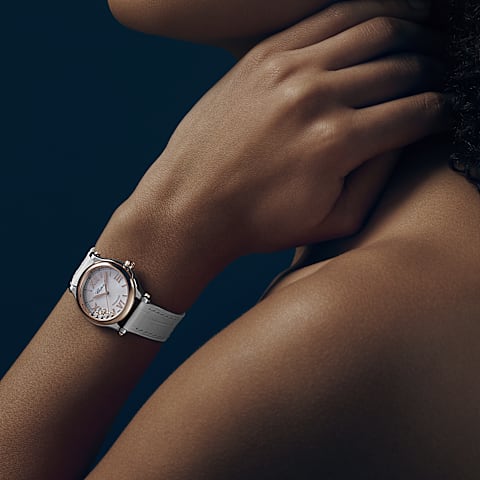 Увеличить {0}Chopard Happy Sport Женщины - Элитный с бриллиантом      вид на руке
