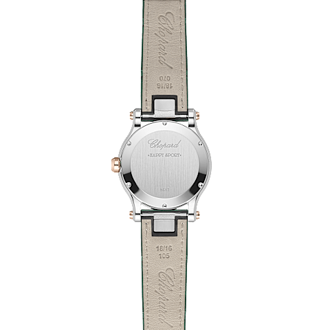放大 {0}Chopard Happy Sport腕表 女士 钻石 腕表  背面视图