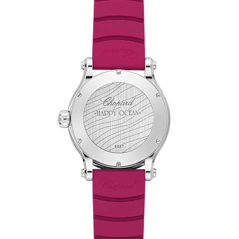 Enlarge {0}Chopard Happy Sport Women Diamond Watch  Back view