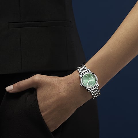 EnlargeChopard Happy Sport Women Diamond Watch      worn view