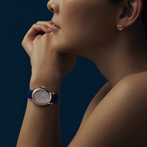 AgrandirChopard Happy Sport Femme - Montre      vue port&eacute;e