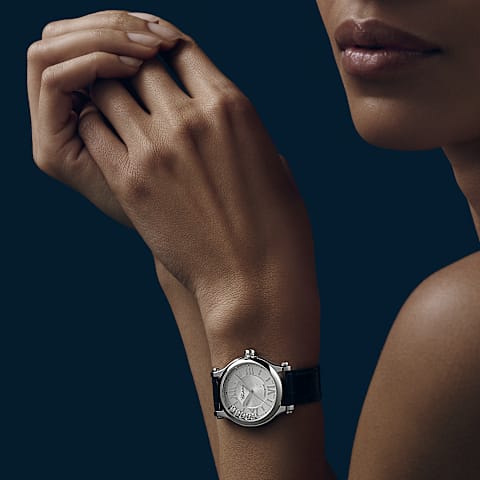 Ingrandisci {0}Chopard Happy Sport Donna - Orologio      vista indossata