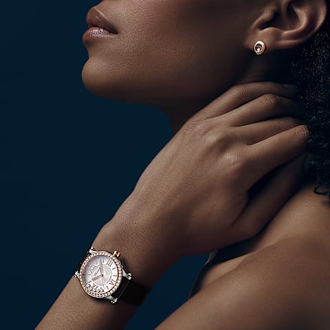 Enlarge {0}Chopard Happy Sport Women  Watch      worn view