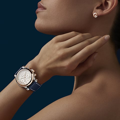 拡大Chopard ハッピースポーツ レディース - ウォッチ      着用図