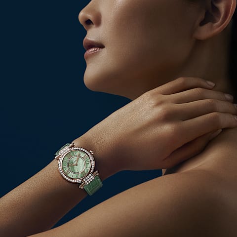 放大 {0}Chopard IMPERIALE系列 女士 腕表      佩戴视图