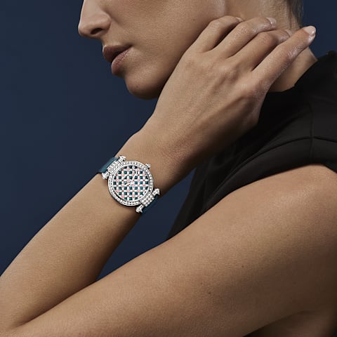 Enlarge {0}Chopard IMPERIALE Women Diamond Watch      worn view