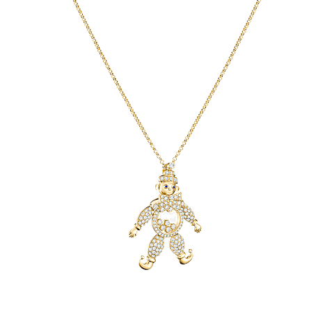 Enlarge Chopard - Diamond Pendant HAPPY CLOWN 794674-0006  3/4 view