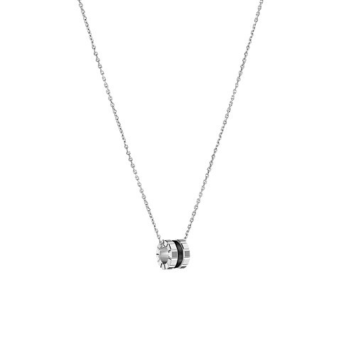 Agrandir {0}Chopard - Pendentif Ice Cube Black HyCeram&reg; Pendant 797005-9002  Vue 3/4